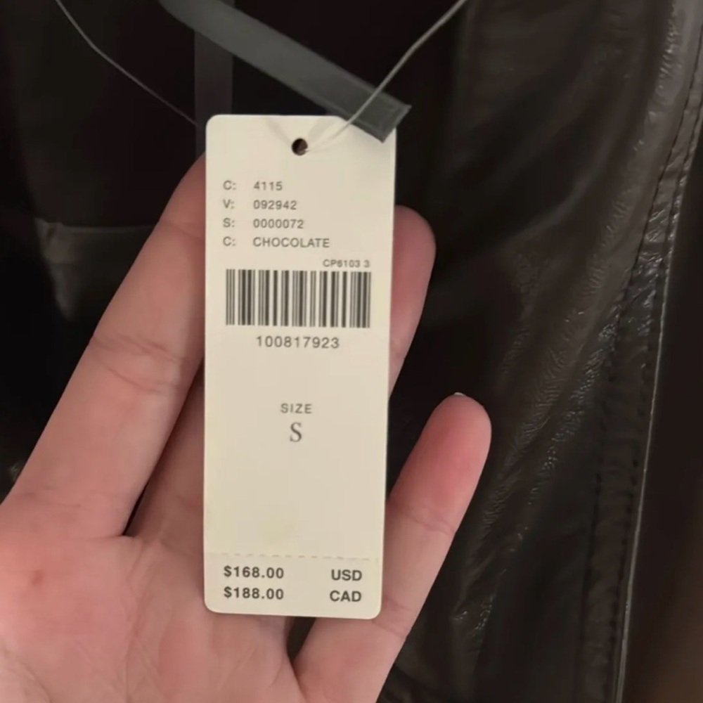 Brown Leather Jacket - Picture 4 of 4